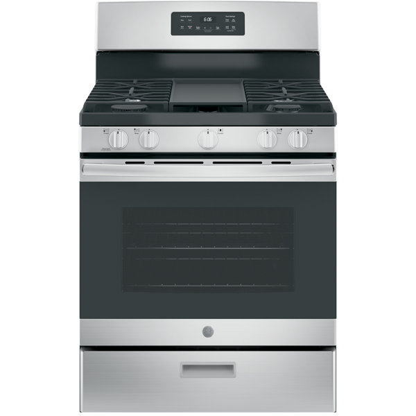 GE Appliances 30" 5 cu ft. Freestanding Gas Range with Griddle & Reviews Wayfair